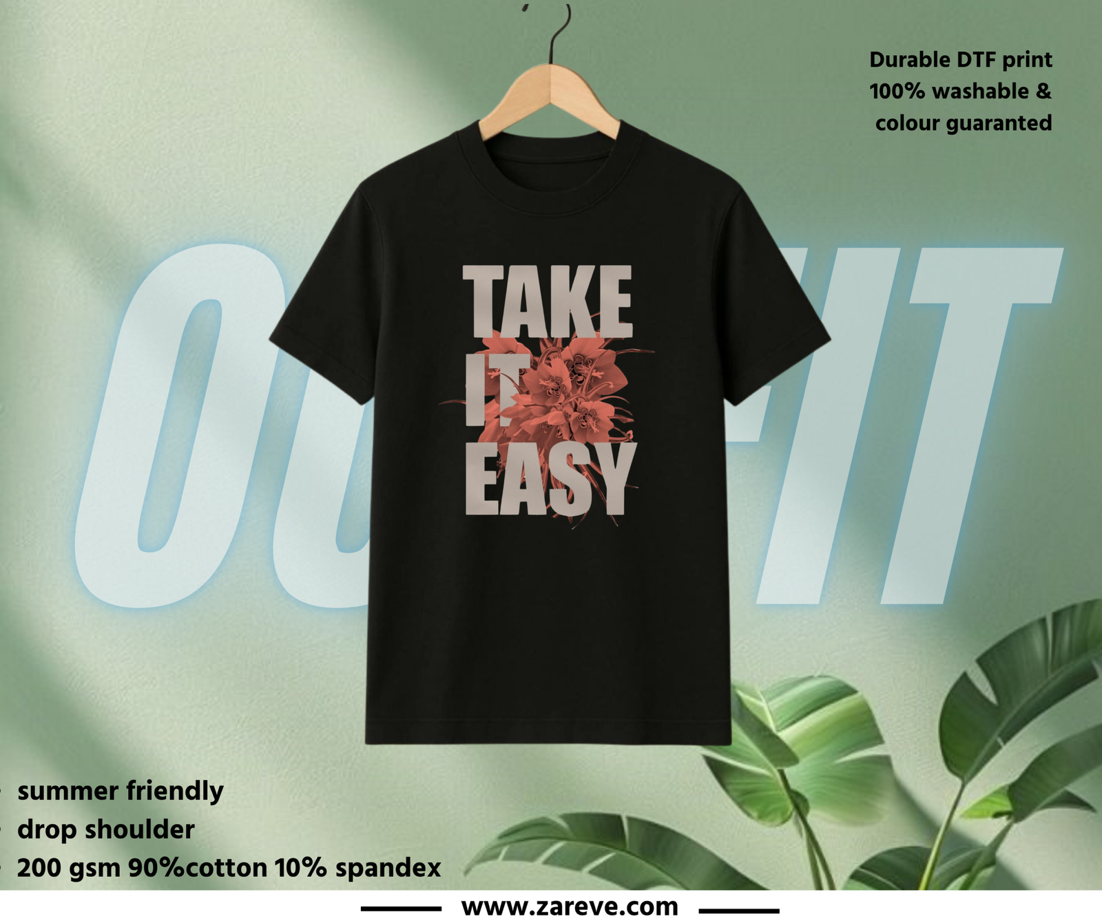 Men’s Drop Shoulder T-Shirt – ZAREVE