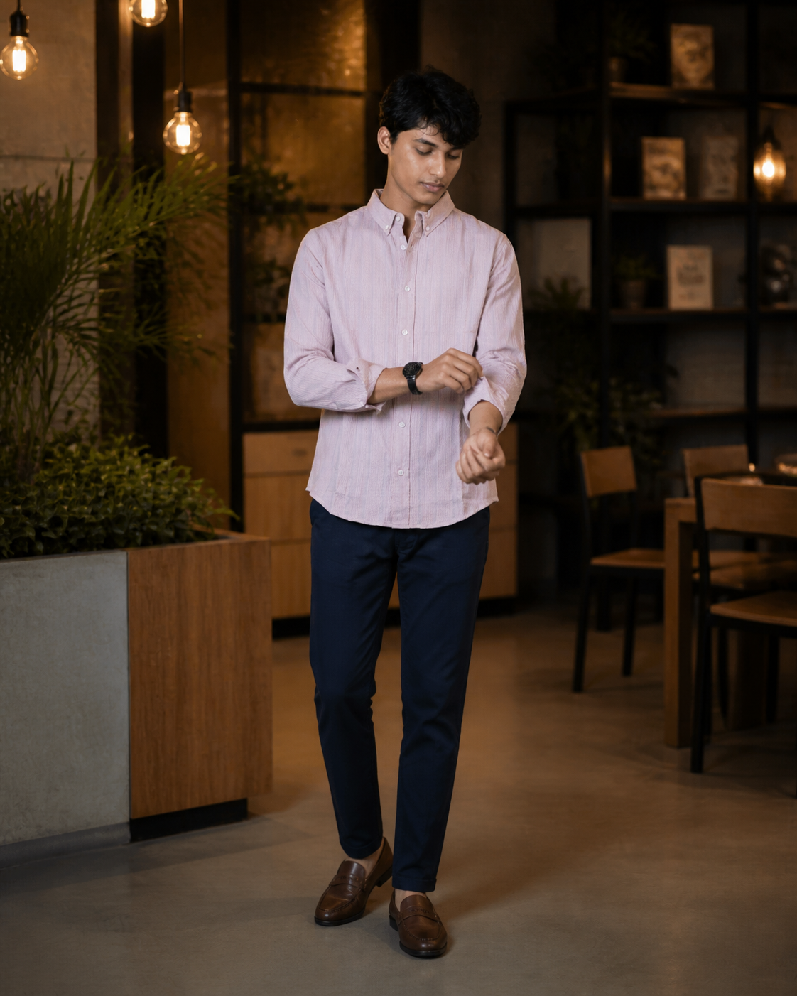 Men’s Classic Shirt Soft Pink - Image 2