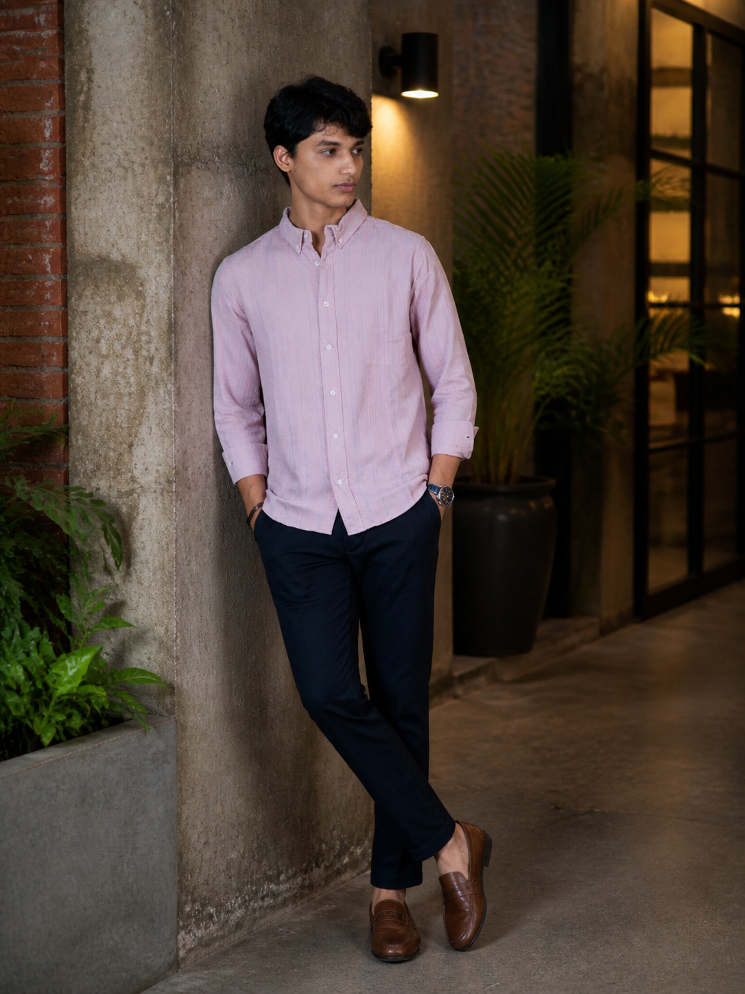 Men’s Classic Shirt Soft Pink