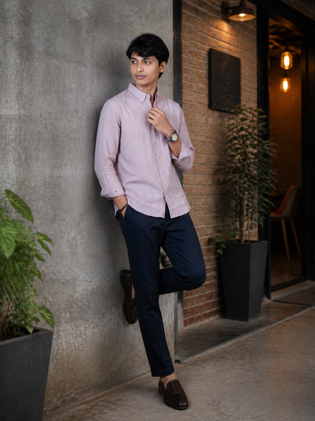 Men’s Classic Shirt Soft Pink