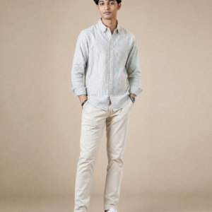 Men’s Classic Shirt SAND BEIGE – Zareve