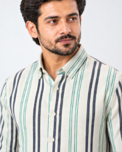 White stripe classic shirt